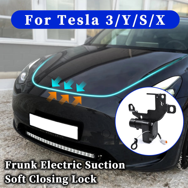 Frunk soft closing for Tesla