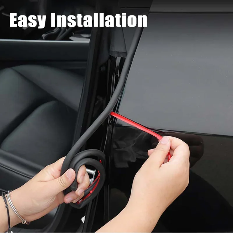 For Tesla Model 3 Y Car Door Rubber Seal Strip