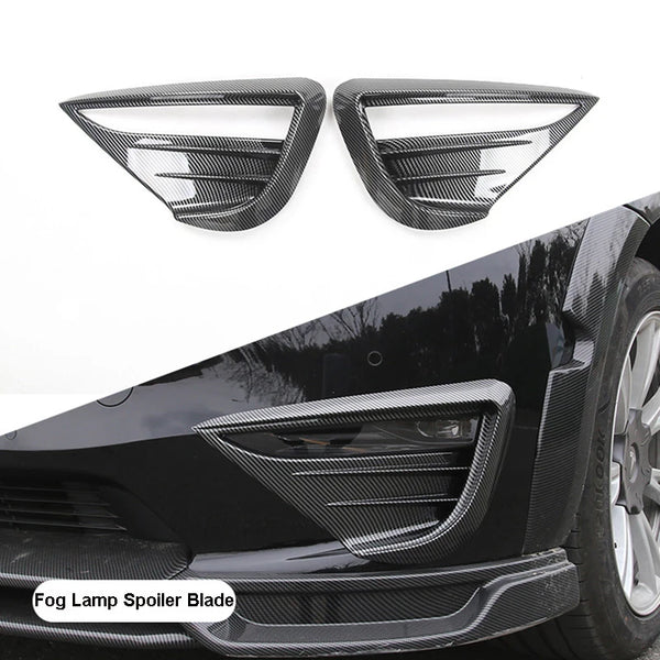 For Tesla Model Y Fog Lamp Spoiler Blade Trim Protective Cover