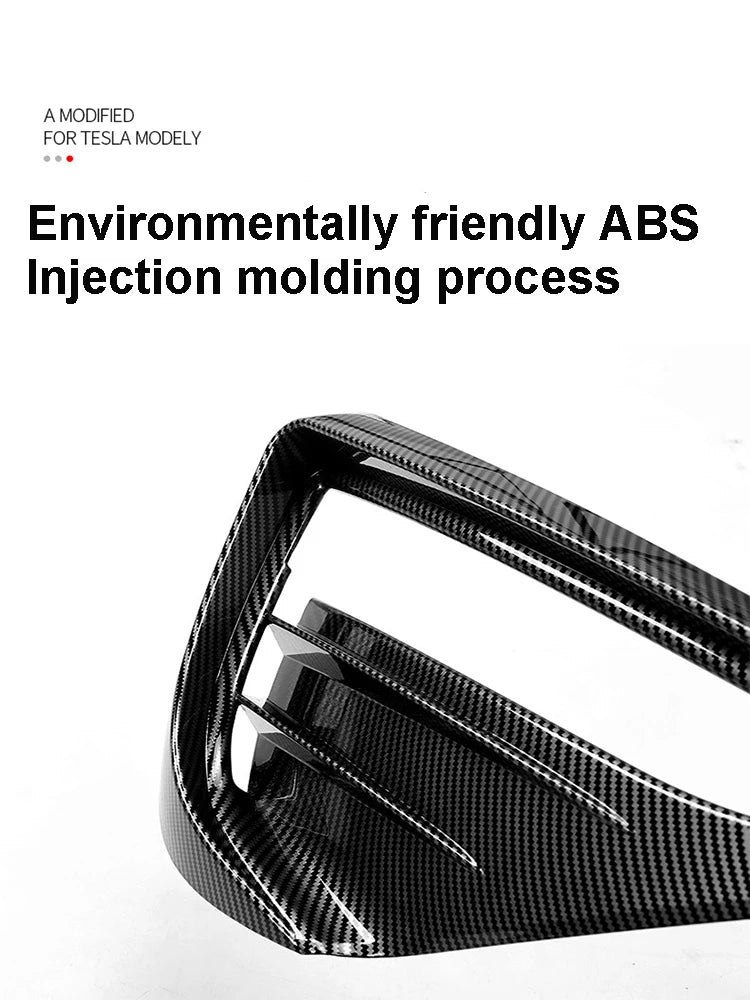 For Tesla Model Y Fog Lamp Spoiler Blade Trim Protective Cover