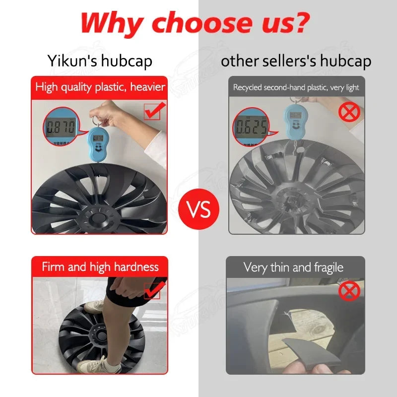 4PCS Hub Cap for Tesla Model