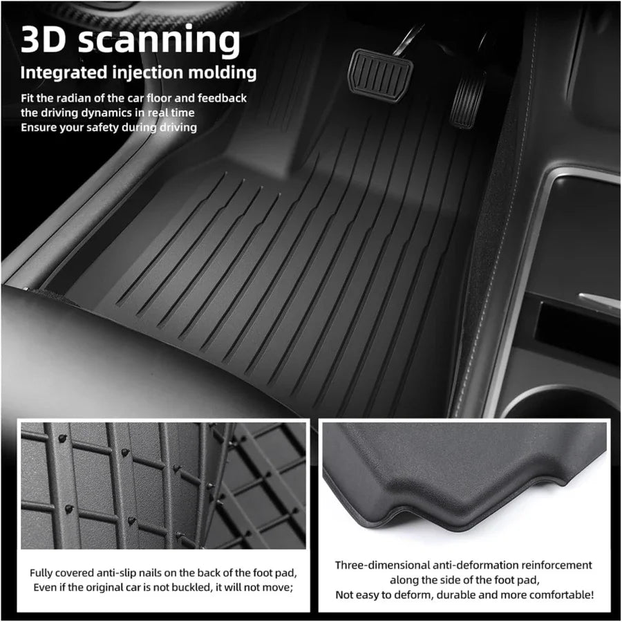 TPE 2024 New For Tesla Model 3 Highland Floor Mats