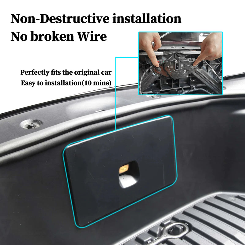 Frunk soft closing for Tesla